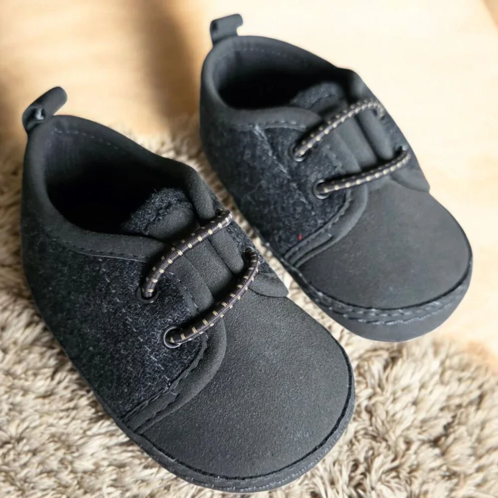 NEW BABY BGOSH ( 2 ) 3-6MO. Slip in Booty Sneakers